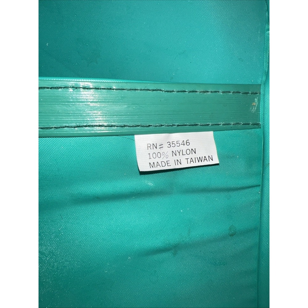 Vintage 1990 Alvin and‎ the Chipmunks, Alvin and Britney teal child's suitcase - Picture 6 of 8